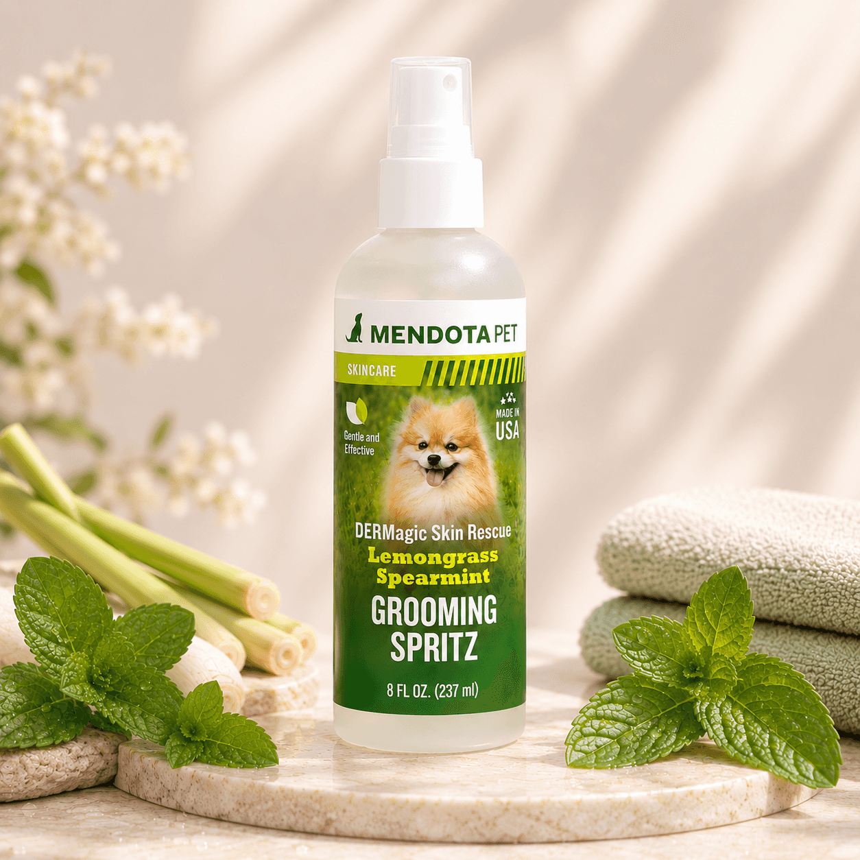 DERMagic Skin Rescue Grooming Spritz - Lemongrass Spearmint