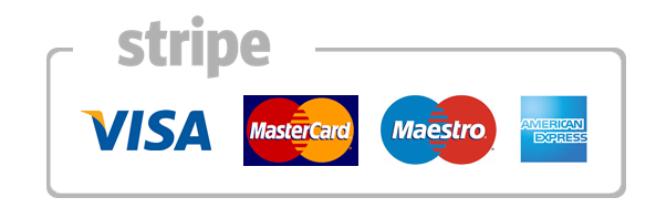 We accept payment via Stripe