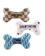 Chewy Vuitton Bone Dog Toy