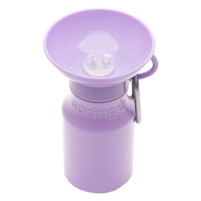Dog Travel Bottle & Bowl Combo - Lilac