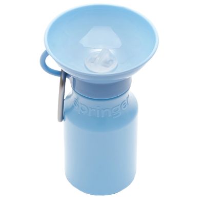 Dog Travel Bottle & Bowl Combo - Blue