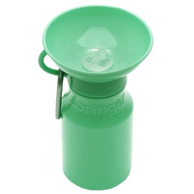 Dog Travel Bottle & Bowl Combo - Green