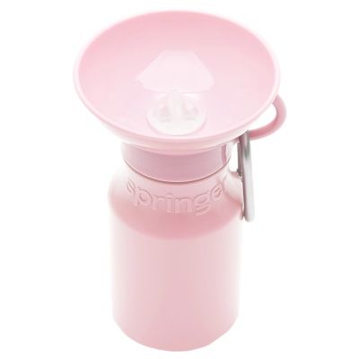 Dog Travel Bottle & Bowl Combo - Pink